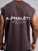 Stone Wash Alpha Tank - Walnut - Unmatched Kicks - Alphalete