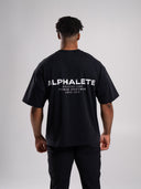 Stone Wash Alpha Tee - Black - Unmatched Kicks - Alphalete