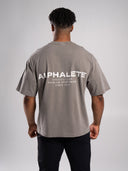 Stone Wash Alpha Tee - Desert Khaki - Unmatched Kicks - Alphalete