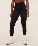 Storm Seamless Leggings regular Black/Rich Maroon - Unmatched Kicks-GYMSHARK