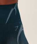 Storm Seamless Leggings regular Deep Petrol Blue/Smoke Blue - Unmatched Kicks-GYMSHARK