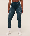 Storm Seamless Leggings regular Deep Petrol Blue/Smoke Blue - Unmatched Kicks-GYMSHARK