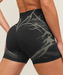 Storm Seamless Shorts Black/Tinted White - Unmatched Kicks-GYMSHARK