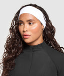 Straight Headband White - Unmatched Kicks - Gymshark Accessories