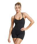 Strappy All In One Black - Unmatched Kicks - GYMSHARK