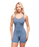 Strappy All In One Worn Blue - Unmatched Kicks - GYMSHARK