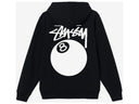 Stussy 8 ball pigment dyed Hoodie Black - Unmatched Kicks - STUSSY