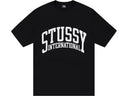 Stussy International Tee Pigment Dyed 'Black' - Unmatched Kicks - STUSSY