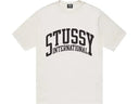 Stussy International Tee Pigment Dyed 'Natural' - Unmatched Kicks - STUSSY