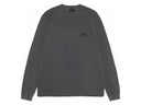 STUSSY RAGLAN THERMAL LS CREW WASHED BLACK - Unmatched Kicks - STUSSY
