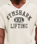 Summer Pump Cover Short Sleeve Hoodie boxy fit Tinted White - Unmatched Kicks-GYMSHARK