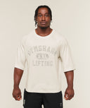 Summer Pump T-Shirt oversized fit Tinted White - Unmatched Kicks-GYMSHARK