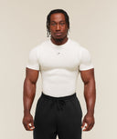 Super Soft Muscle Tee muscle fit Soft White - Unmatched Kicks-GYMSHARK