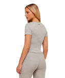SuperSoft T-Shirt Light Grey Core Marl - Unmatched Kicks - GYMSHARK