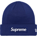 Supreme New Era Box Logo Beanie Washed Navy - Unmatched Kicks - Beanies