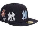 Supreme New York Yankees Kanji New Era Fitted Hat - Unmatched Kicks - new era caps