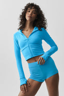 Sway Full Zip Hoodie Azure Blue - Unmatched Kicks-ALO