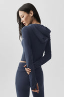 Sway Full Zip Hoodie Navy - Unmatched Kicks-ALO