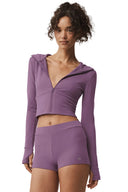 Sway Full Zip Hoodie - Plum Kiss - Unmatched Kicks - ALO