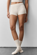 Sway My Way Micro Short Oatmeal Heather - Unmatched Kicks-ALO