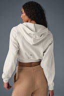 Sweet Escape Zip Up Hoodie Ivory - Unmatched Kicks - ALO