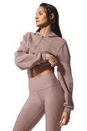 Sweet Escape Zip Up Hoodie Taupe - Unmatched Kicks - ALO