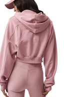 Sweet Escape Zip Up Hoodie - Vintage Pink - Unmatched Kicks - ALO
