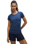 Swiftly Tech Short - Sleeve Shirt 2.0 Hip Length Blue Twill - Unmatched Kicks - LULULEMON