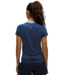 Swiftly Tech Short - Sleeve Shirt 2.0 Hip Length Blue Twill - Unmatched Kicks - LULULEMON