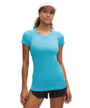 Swiftly Tech Short - Sleeve Shirt 2.0 Hip Length Fresco Blue Tone - Unmatched Kicks - LULULEMON