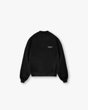 Team 247 Oversized Crew - Jet Black - Unmatched Kicks - REPRESENT