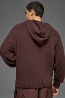 Textured Knit Hoodie Brownstone - Unmatched Kicks - ALO