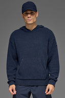 Textured Knit Hoodie Navy - Unmatched Kicks - ALO