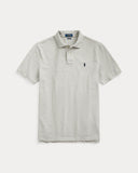 The Iconic Mesh Polo Shirt - All Fits Classic Andover Heather/Navy - Unmatched Kicks-ralph lauren