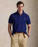 The Iconic Mesh Polo Shirt - All Fits Classic Fall Royal/Yellow - Unmatched Kicks-ralph lauren
