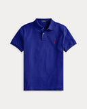 The Iconic Mesh Polo Shirt - All Fits Classic Heritage Royal/Red - Unmatched Kicks-ralph lauren