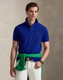 The Iconic Mesh Polo Shirt - All Fits Classic Heritage Royal/Red - Unmatched Kicks-ralph lauren