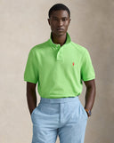 The Iconic Mesh Polo Shirt - All Fits Classic Kiwi Lime/Bright Red - Unmatched Kicks-ralph lauren