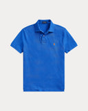 The Iconic Mesh Polo Shirt - All Fits Classic New Iris Blue/Orange - Unmatched Kicks-ralph lauren