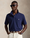 The Iconic Mesh Polo Shirt - All Fits Classic Newport Navy - Unmatched Kicks-ralph lauren