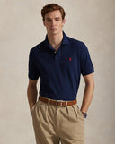 The Iconic Mesh Polo Shirt - All Fits Classic Newport Navy/Red - Unmatched Kicks-ralph lauren