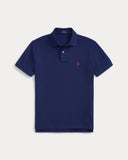 The Iconic Mesh Polo Shirt - All Fits Classic Newport Navy/Red - Unmatched Kicks-ralph lauren