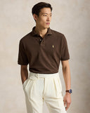 The Iconic Mesh Polo Shirt - All Fits Classic Nutmeg Brown - Unmatched Kicks-ralph lauren