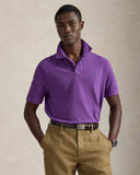 The Iconic Mesh Polo Shirt - All Fits Classic Paloma Purple / Navy - Unmatched Kicks-ralph lauren