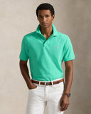 The Iconic Mesh Polo Shirt - All Fits Classic Sunset Green/Pink - Unmatched Kicks-ralph lauren