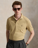 The Iconic Mesh Polo Shirt - All Fits Classic Vintage Khaki - Unmatched Kicks-ralph lauren