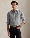 The Iconic Oxford Shirt - All Fits Slate - Unmatched Kicks-ralph lauren