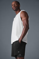 The Triumph Muscle Tank - White - Unmatched Kicks - ALO