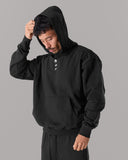 Three Pillar Heavyweight Hoodie - Black - Unmatched Kicks - Alphalete