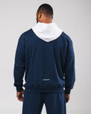 Three Pillar Heavyweight Hoodie - Denim - Unmatched Kicks - Alphalete